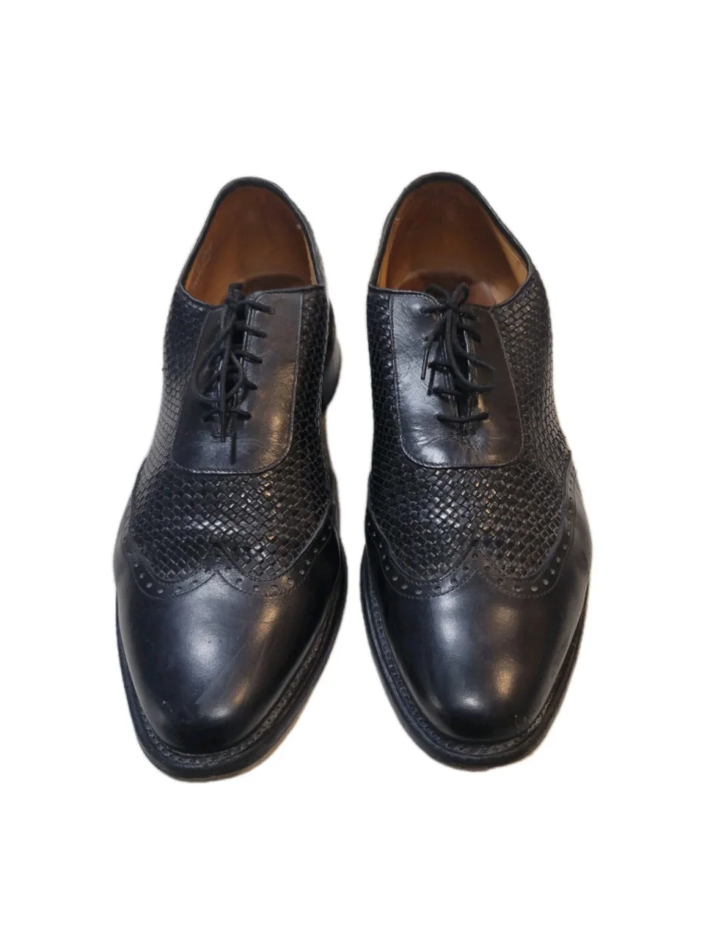 ALLEN EDMONDS Hampstead Men's Black Lace-Up Genuine Leather Oxford Shoes Size 12